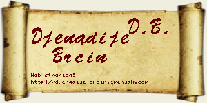 Đenadije Brčin vizit kartica